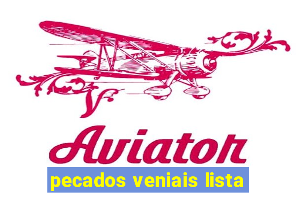 pecados veniais lista